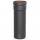 Tubo estufa pellet negro 50 cm 80 mm
