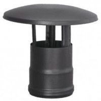Sombrerete negro fijo pellet 100mm