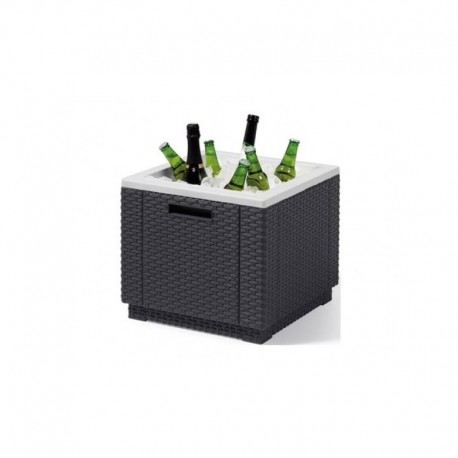 mesa nevera ratan ice cube