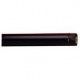 Tubo estufa vitrificado negro 180 mm 1mtr
