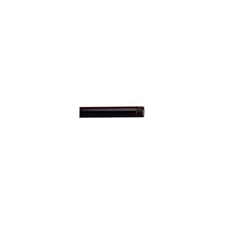 Tubo estufa vitrificado negro 180 mm 1mtr